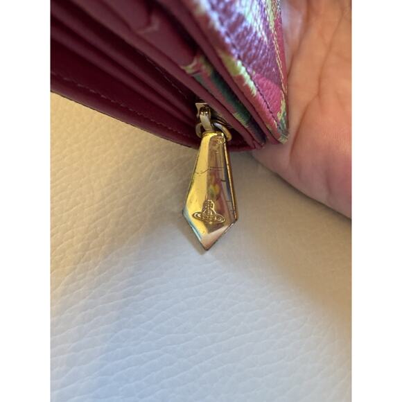 Vivienne Westwood Diamond Tartan Zip around Long Wallet - Picture 3 of 14